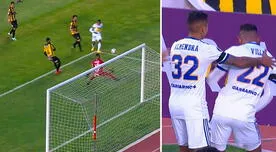 Sebastián Villa 'baila' a los defensas y pone el 1-0 en el Boca Juniors vs The Strongest 