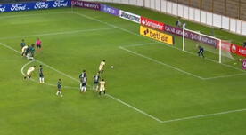 Ahora sí: Enzo Gutierrez de penal anotó el 2-2 de Universitario sobre Palmeiras