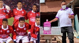 César Ccahuantico, campeón de la Copa Sudamericana, es repartidor de agua - FOTO