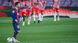 Barcelona cayó 2-1 de local ante Granada y perdió chance de ser líder de La Liga