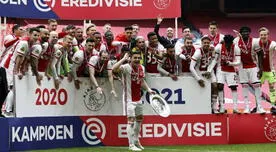 Ajax se proclamó campeón de Holanda tras golear 4-0 al Emmen de Sergio Peña y Miguel Araujo