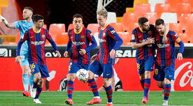 Barcelona venció 3-2 al Valencia con doblete Lionel Messi - VIDEO