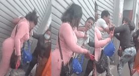 Mujeres capturan y golpean a supuesto ladrón en Gamarra - VIDEO