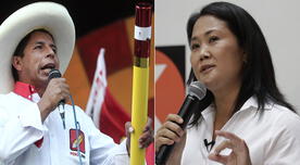 Datum: Solo cinco puntos separan a Pedro Castillo y Keiko Fujimori en intención de voto