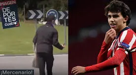 ¡Tranquilos! Hinchas del Atlético de Madrid insultaron a Joao Félix - VIDEO