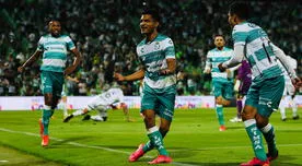 Santos Laguna aplastó por 3-0 a Puebla en semifinal de la Liga MX - VIDEOS