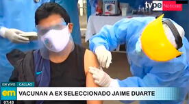 Jaime Duarte al recibir la vacuna contra la COVID-19: "Esto nos da una nueva esperanza"