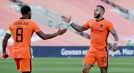 Países Bajos vs Escocia: el golazo de Memphis Depay para el 1-1 en amistoso - VIDEO