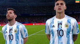 ¡Eterno! Lionel Messi homenajeó a Diego Maradona en la previa del Argentina vs. Chile