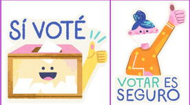 Redes sociales crean divertidos stickers para presumir tu voto electoral