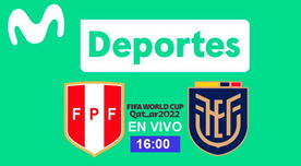 ▷ Movistar Deportes EN VIVO, Perú-Ecuador: PT 0-0 por  Eliminatorias Qatar 2022