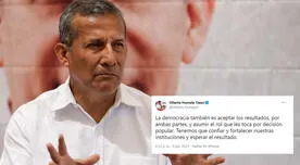 Ollanta Humala tras segunda vuelta: “La democracia también es aceptar los resultados”