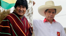 Evo Morales a Pedro Castillo: "Felicidades, eres el orgullo de los movimientos sociales"