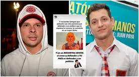 Mario Hart continúa discusión con Gino Pesaressi por elecciones y lo llama "idiota"