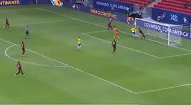 Gabriel Barbosa marcó gol de pecho que selló la goleada de Brasil ante Venezuela por Copa América 2021 - VIDEO