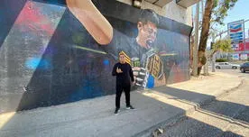 FOTOS: Así surgió la idea del mural que crearon de Brandon Moreno luego de ser campeón