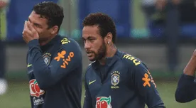 Thiago Silva mandó a callar a jugadores de la Selección Peruana por quejas contra Neymar