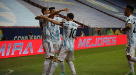 Copa América 2021: Argentina venció a Uruguay y es líder del grupo A