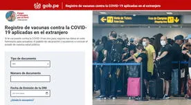 ¿Te vacunaste en el extranjero? Registra AQUÍ tus datos — Minsa