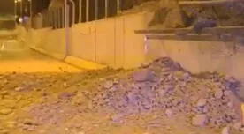 Costa Verde: se registró desprendimiento de piedras tras temblor de 6.0