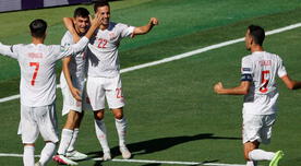 España goleó 5-0 a Eslovaquia y clasificó a octavos de la Eurocopa 2020