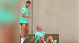 Cristiano Ronaldo y la broma que le jugó a Pepe durante una práctica con Portugal