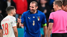 Italia vs. España: Chiellini reveló qué le dijo a Jordi Alba antes de los penales