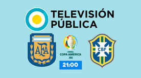 Por TV Pública, Argentina campeón de la Copa América tras vencer 1-0 a Brasil