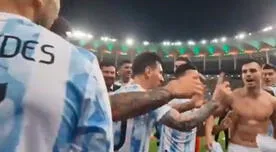 Messi y su negativa a De Paul, quien quiso burlarse de los brasileños en el Maracaná