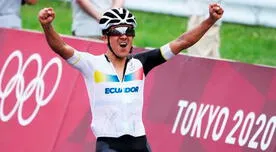 Tokio 2020: oro olímpico ecuatoriano en ciclismo en ruta confiesa "que en Ecuador no creían en mí"