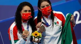 Clavadistas mexicanas ganan bronce en plataforma de 10 metros