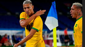 Tokio 2020: la burla de Richarlison a la selección argentina olímpica al quedar eliminada