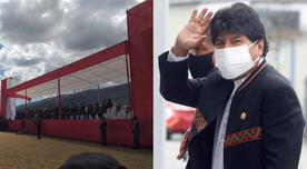 Presidente Castillo: Evo Morales fue ovacionado durante juramentación simbólica - VIDEO