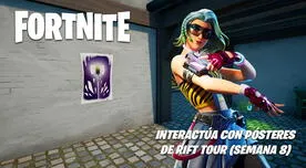 Fortnite: interactúa con pósteres de Rift Tour - VIDEO