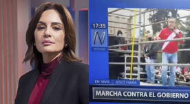 Canal N transmite en vivo a ciudadano hablando mal de Mávila Huertas