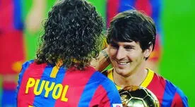 Puyol se despidió de Lionel Messi: "Muchas gracias por todo"