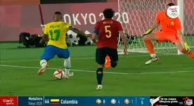 Tokio 2020: Malcom anotó el gol que le dio el bicampeonato olímpico a Brasil
