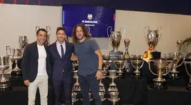 FC Barcelona: Junte de leyendas entre Xavi, Puyol y Messi
