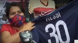 Gamarra: comerciantes venden camiseta de Lionel Messi a 25 soles
