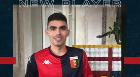 Genoa de Italia presentó oficialmente a Johan Vásquez para jugar la Serie A