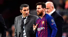 Ernesto Valverde sobre su relación con Messi: "Es mejor que no sepan la verdad"