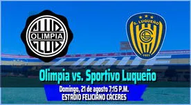 Olimpia vs. Sportivo Luqueño EN VIVO: 0-0 por Liga Paraguaya