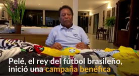 Pelé subastará camisetas de cracks para lucha contra Covid-19 en Brasil