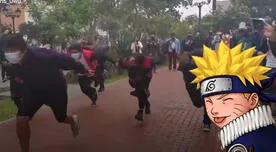 Otakus se enfrentan en carrera al estilo Naruto y video es viral