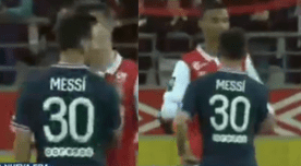 Jugadores de Reims hicieron cola para saludar a Lionel  Messi tras triunfo del PSG
