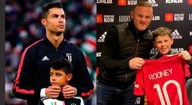 Cristiano Ronaldo: CR7 Jr compartirá oncena con el hijo de Rooney en Manchester United