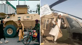 Conflicto en Afganistán: Talibanes desfilan con vehículos militares de Estados Unidos