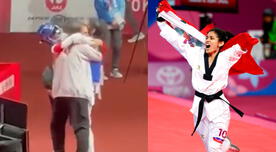 La emotiva celebración de Angelica Espinoza tras lograr el oro en Tokio 2020