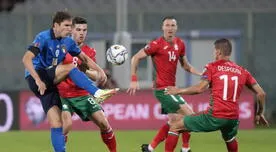 Italia empató con Bulgaria y lidera grupo C de las Eliminatorias