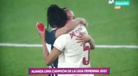 Alianza se coronó campeón en la Liga Femenina y Fabiola Herrera estalló en llanto